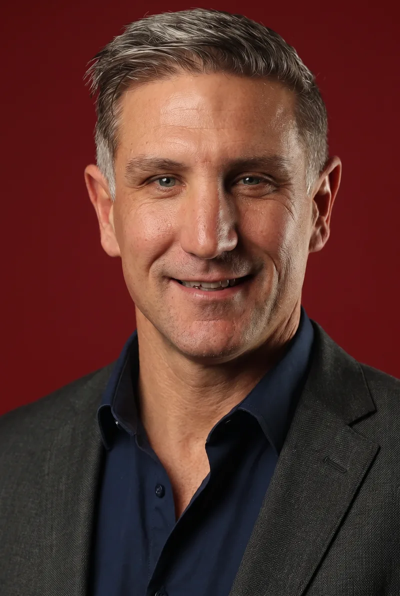 AI-generated portrait of Matthew Pavlich, keynote speaker