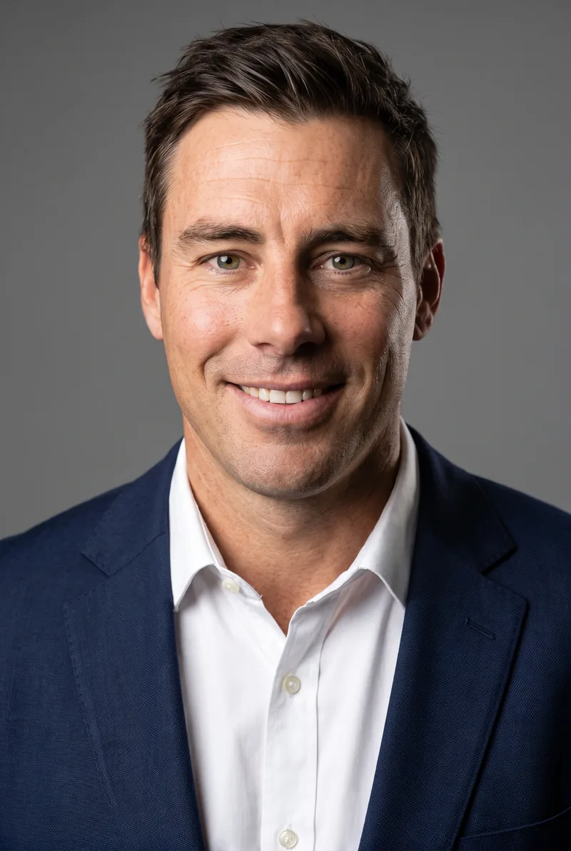 AI-generated portrait of Matthew Richardson, keynote speaker