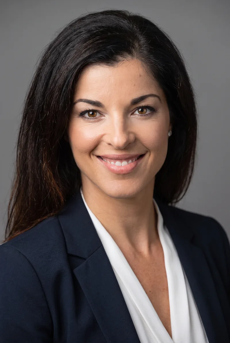 AI-generated portrait of Melanie Irons, keynote speaker