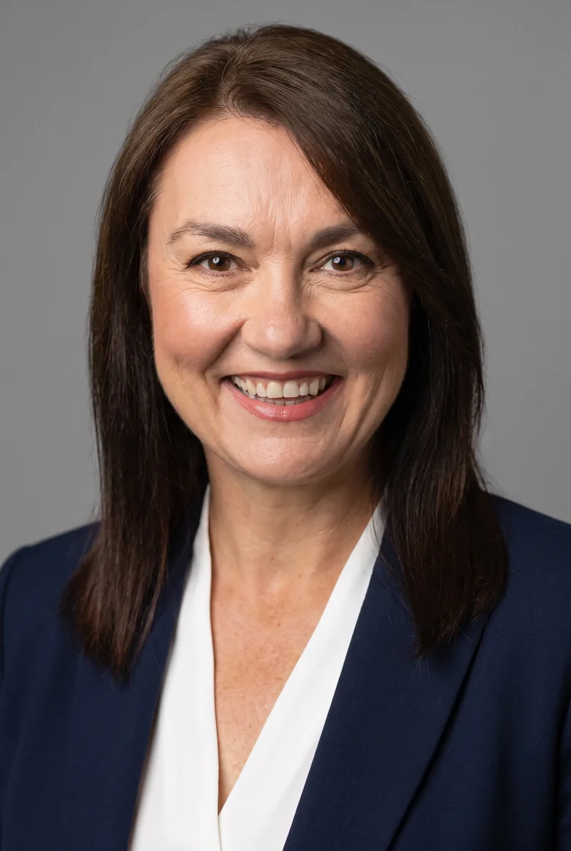 AI-generated portrait of Melody Horrill, keynote speaker