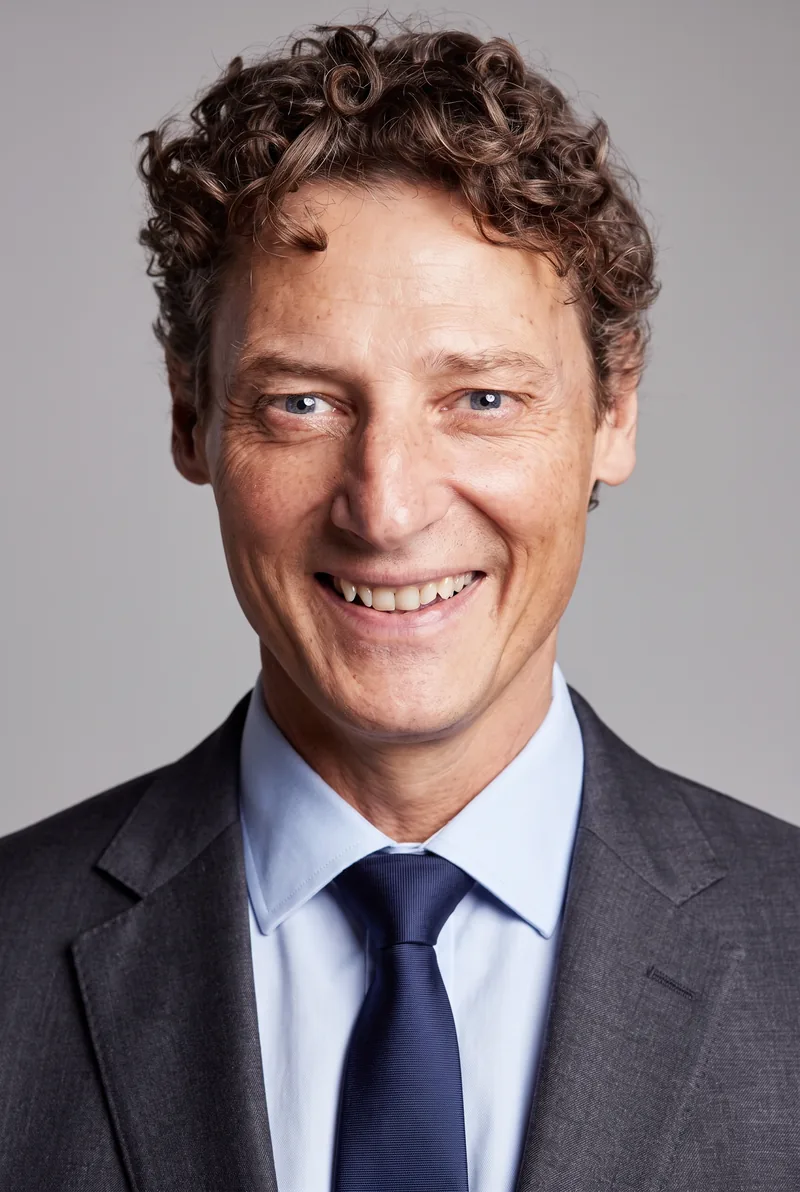 AI-generated portrait of Merrick Watts, keynote speaker
