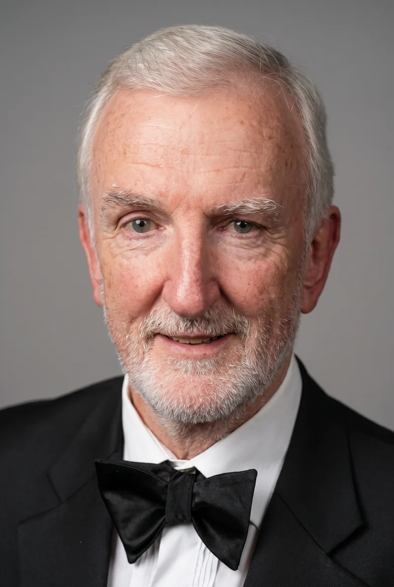AI-generated portrait of Michael Pascoe, keynote speaker