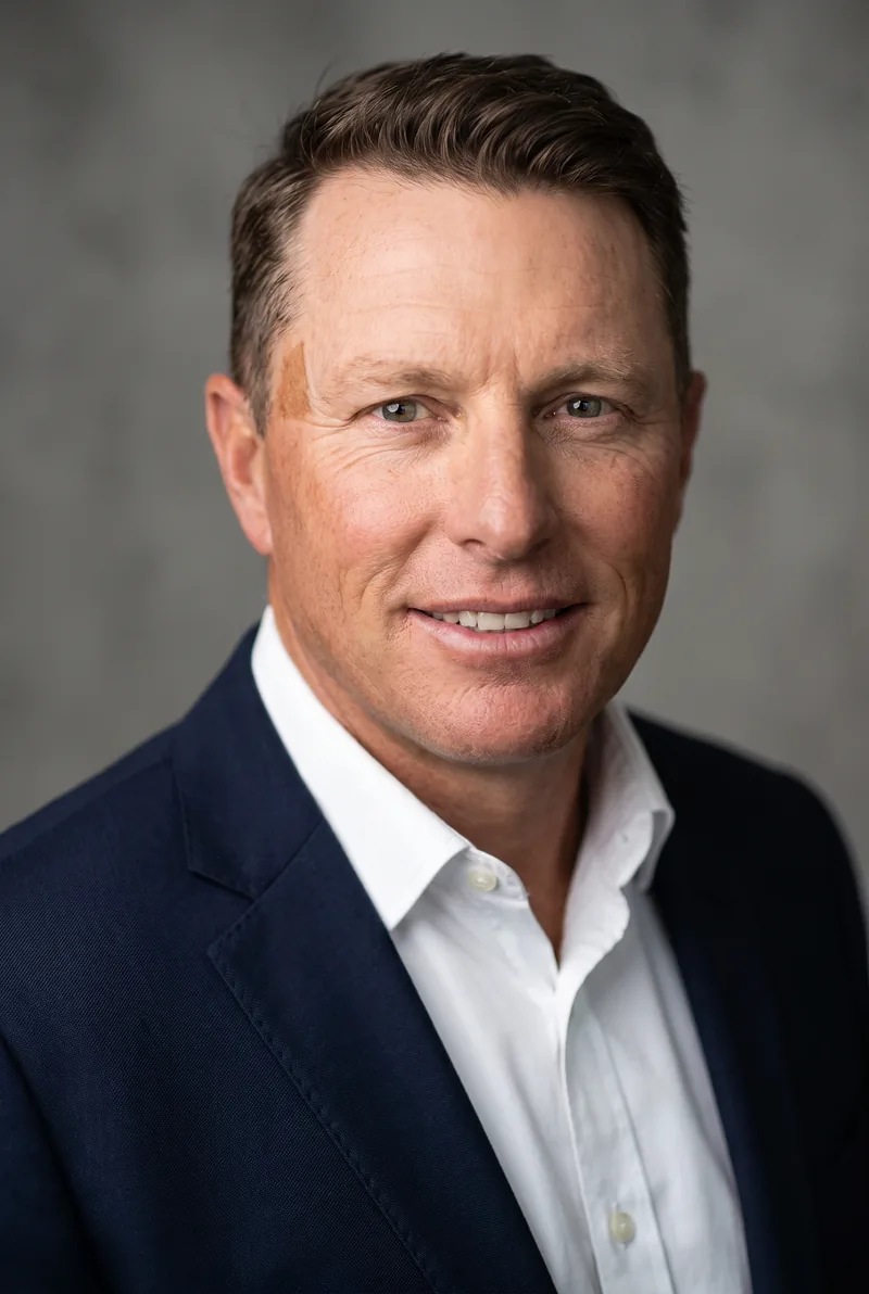 AI-generated portrait of Michael Roberts, keynote speaker