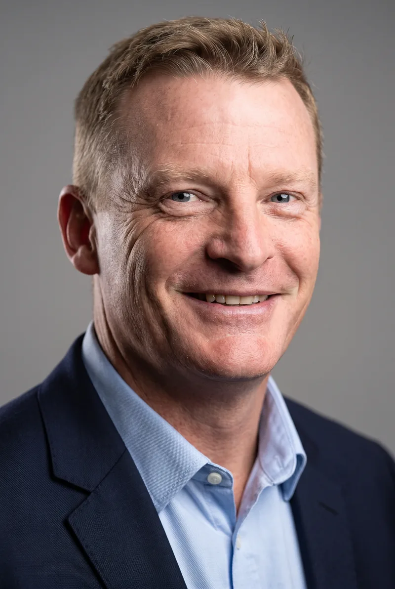 AI-generated portrait of Michael Voss, keynote speaker