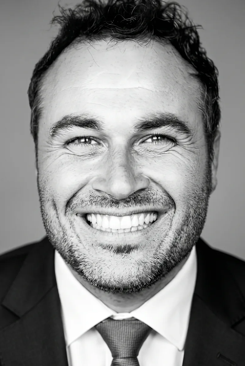 AI-generated portrait of Miguel Maestre, keynote speaker