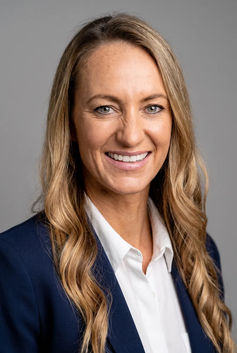 AI-generated portrait of Mindy Woods, keynote speaker