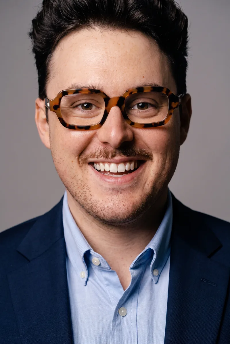 AI-generated portrait of Mitch Churi, keynote speaker