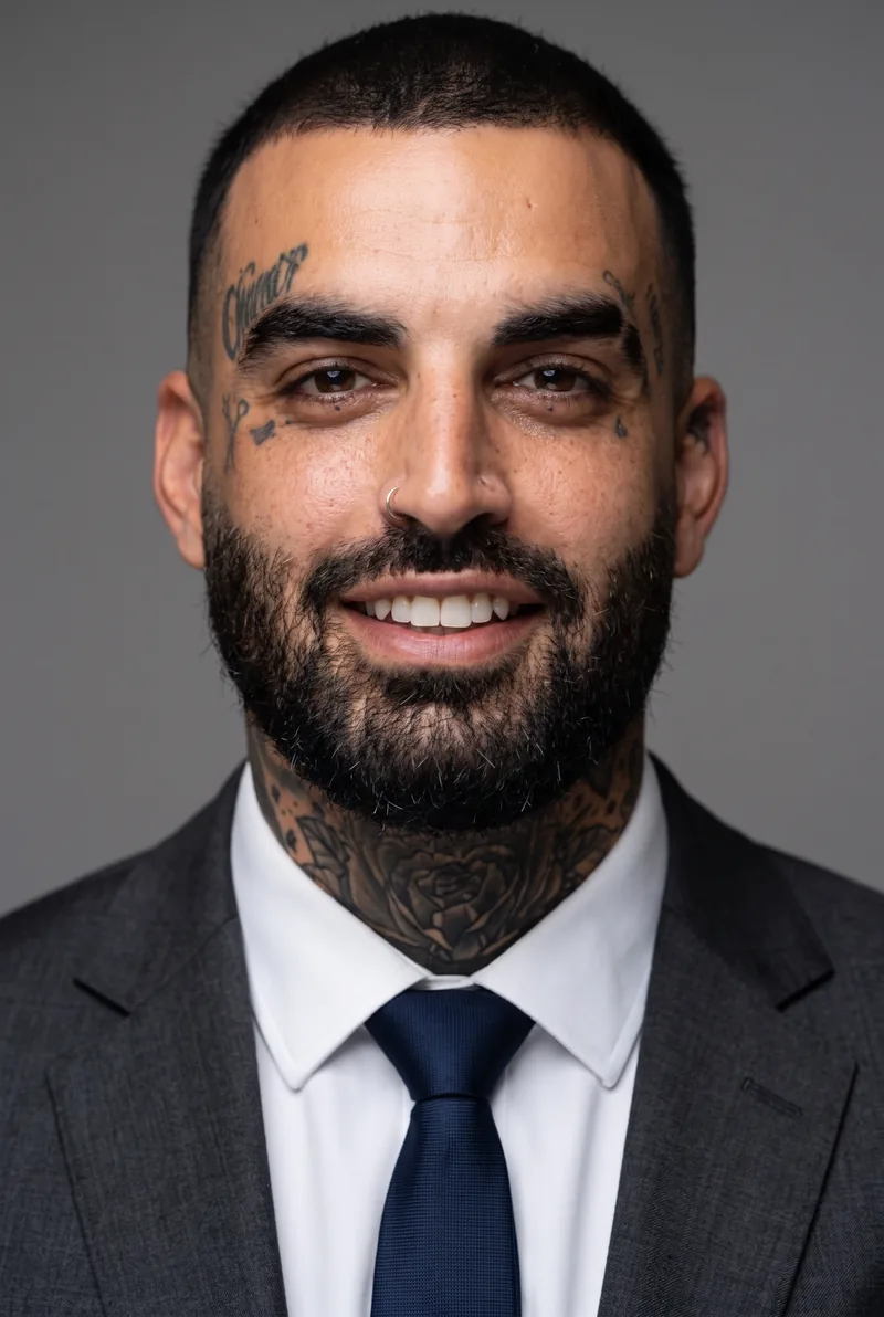 AI-generated portrait of Nasir Sobhani, keynote speaker