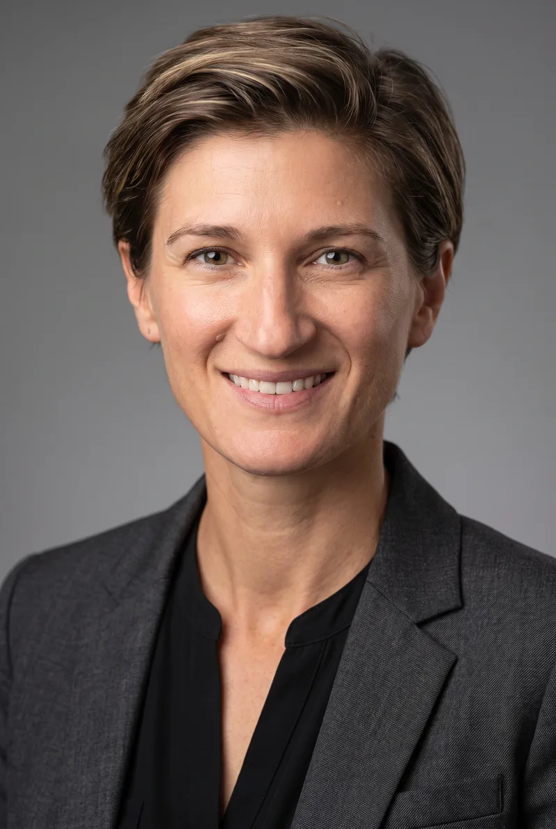 AI-generated portrait of Natasha Pincus, keynote speaker
