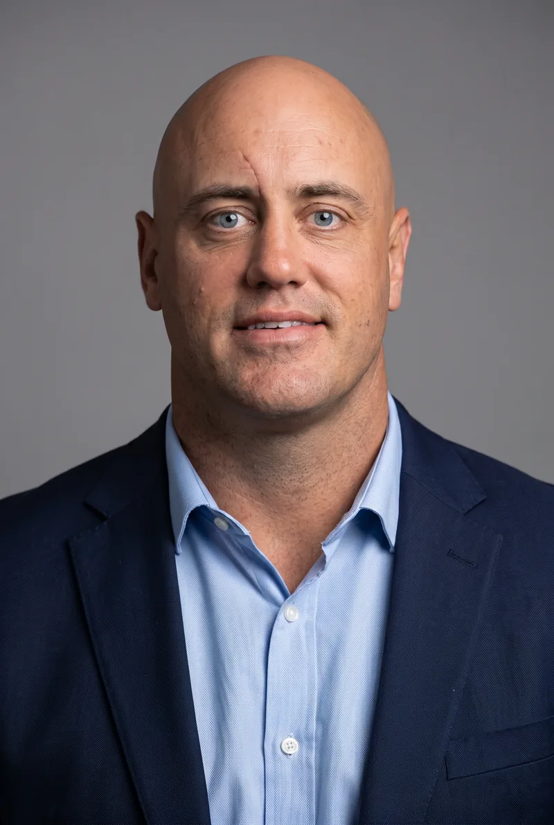 AI-generated portrait of Nathan Sharpe, keynote speaker