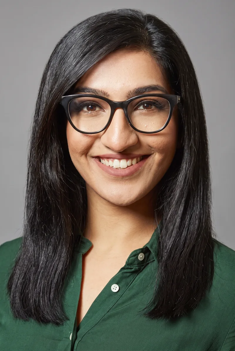 AI-generated portrait of Naureen Alam MIEAust CPEng NER, keynote speaker
