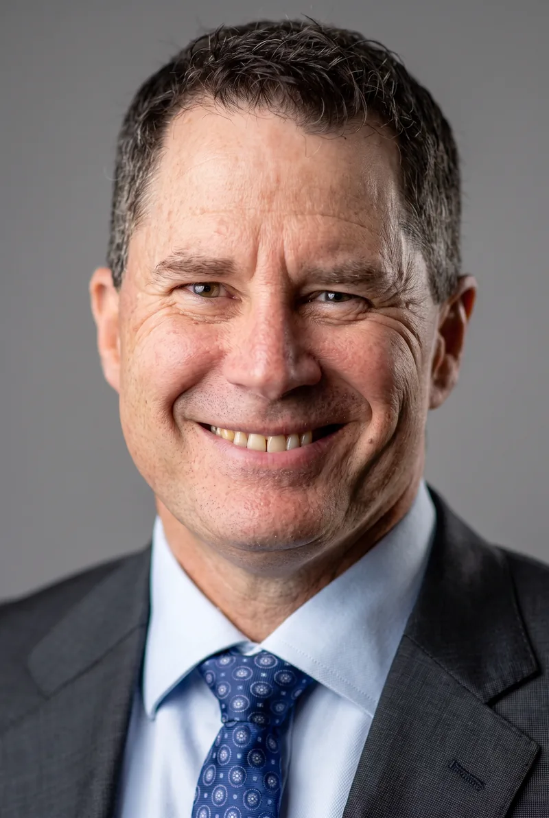 AI-generated portrait of Neil Cross, keynote speaker