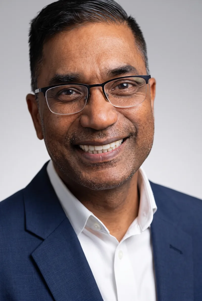 AI-generated portrait of Nick Marvin, keynote speaker