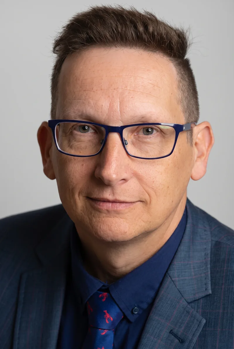 AI-generated portrait of Nigel, keynote speaker