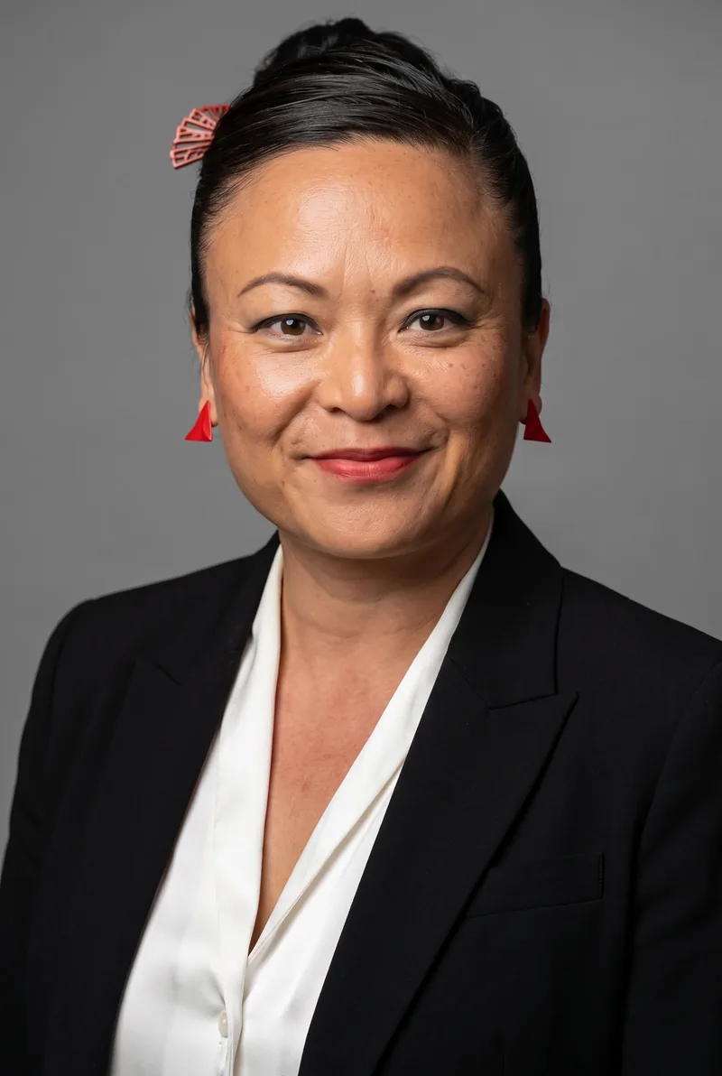 AI-generated portrait of Pauline Nguyen, keynote speaker