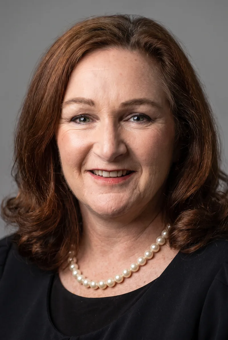 AI-generated portrait of Penny Burke, keynote speaker