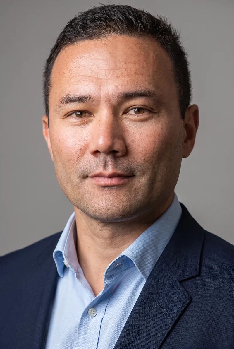 AI-generated portrait of Peter Bell, keynote speaker
