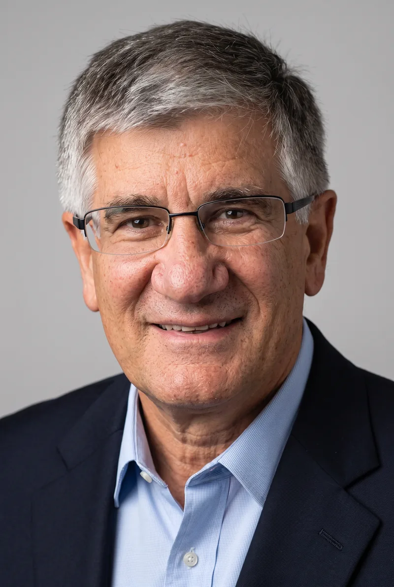 AI-generated portrait of Peter Irvine, keynote speaker