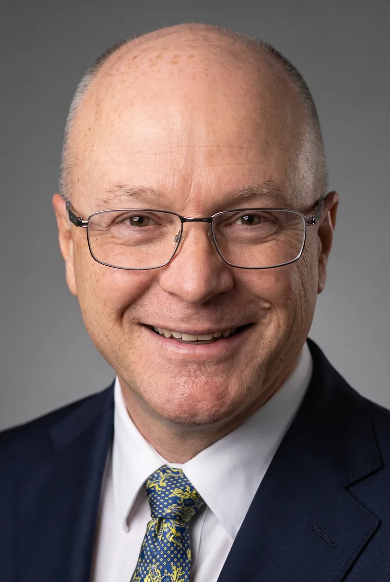 AI-generated portrait of Peter McLean, keynote speaker