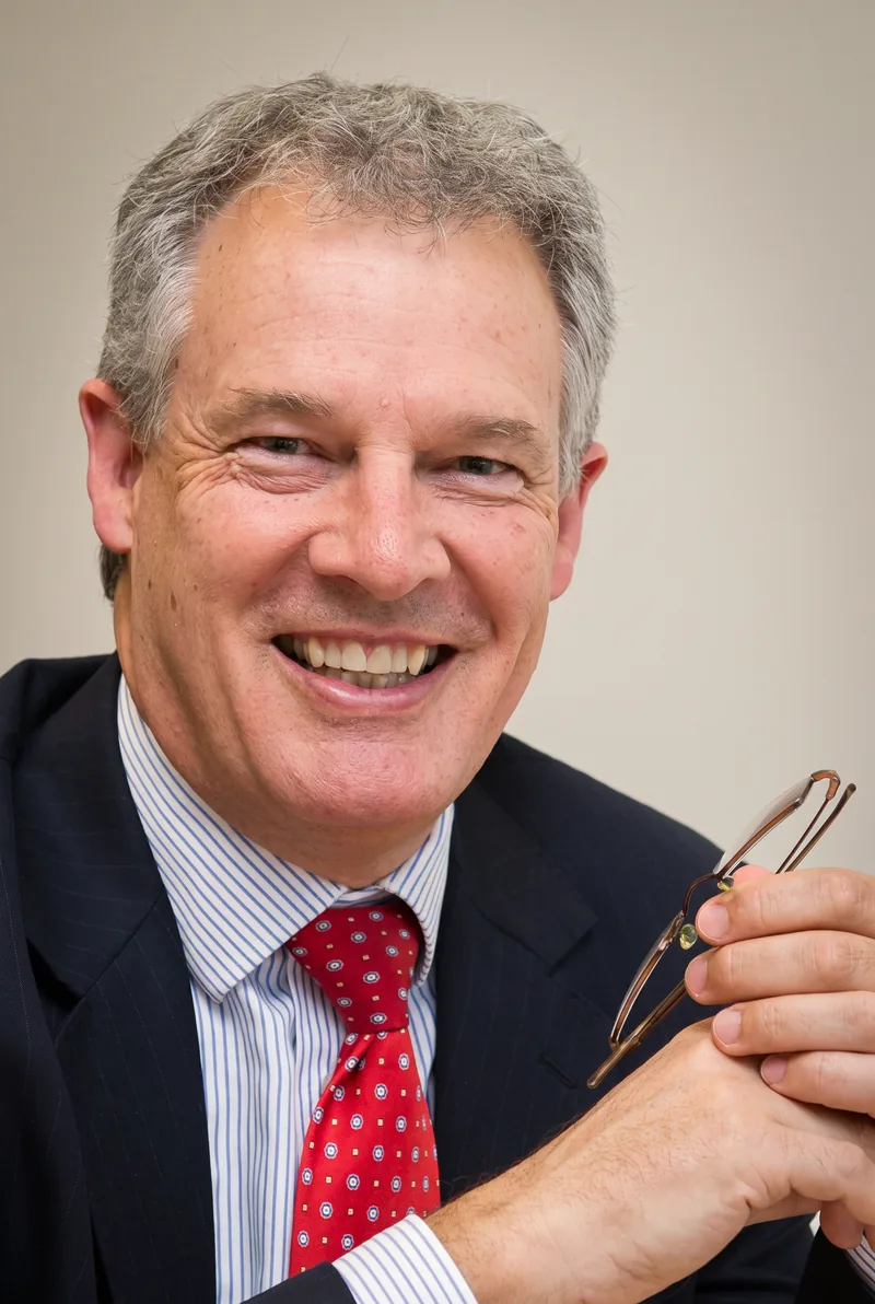 AI-generated portrait of Peter Schofield, keynote speaker