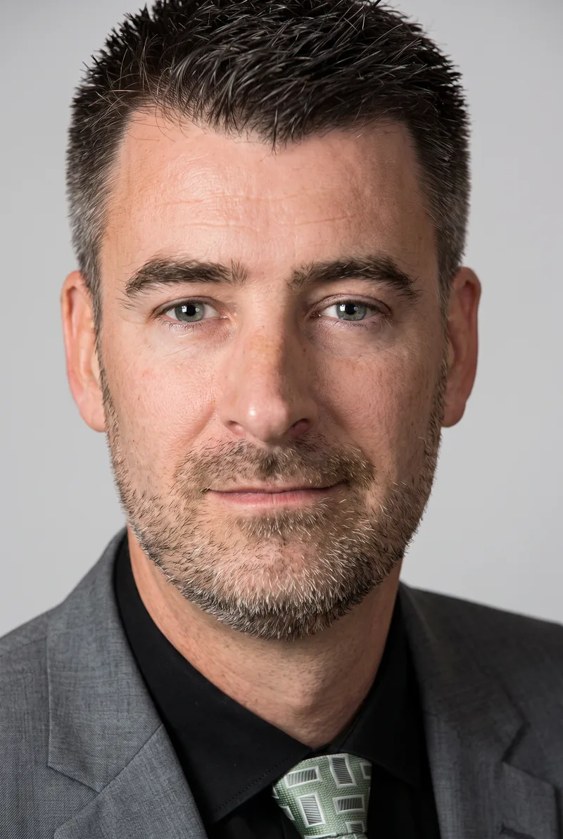 AI-generated portrait of Peter Zeihan, keynote speaker