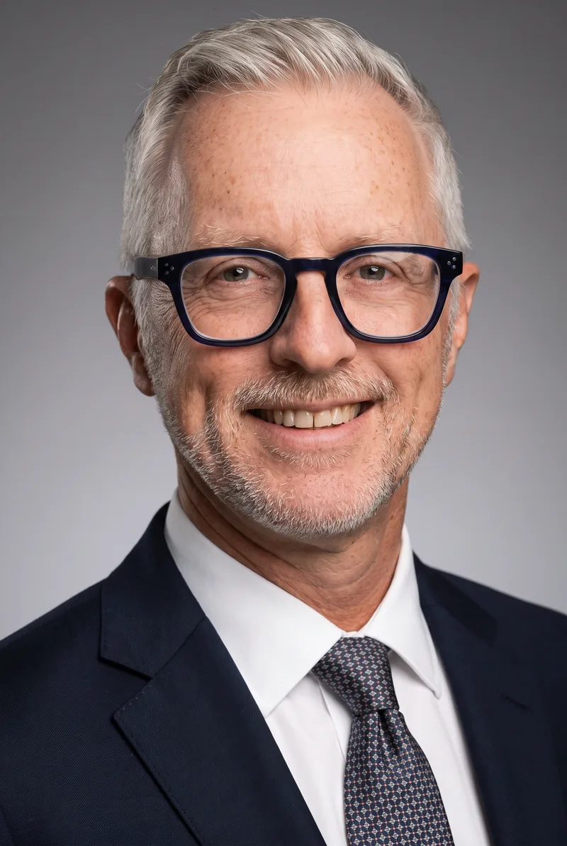 AI-generated portrait of Phil Preston, keynote speaker