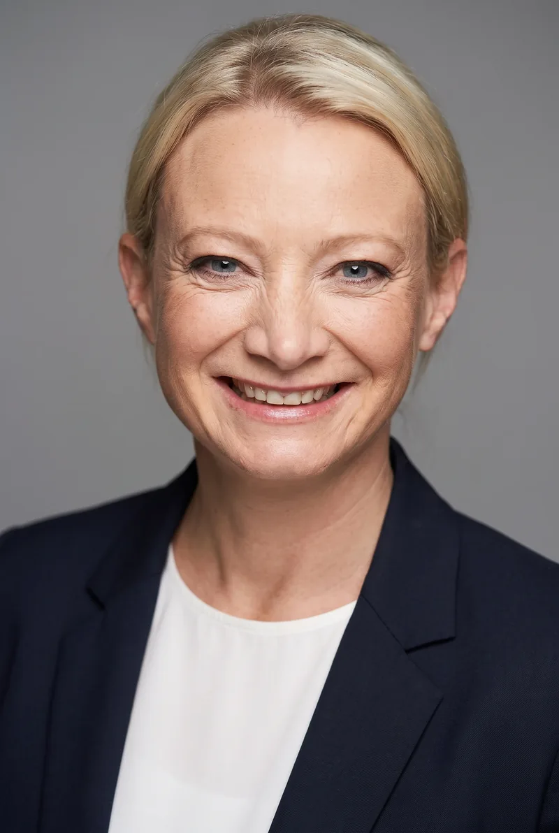 AI-generated portrait of Pippa Hallas, keynote speaker