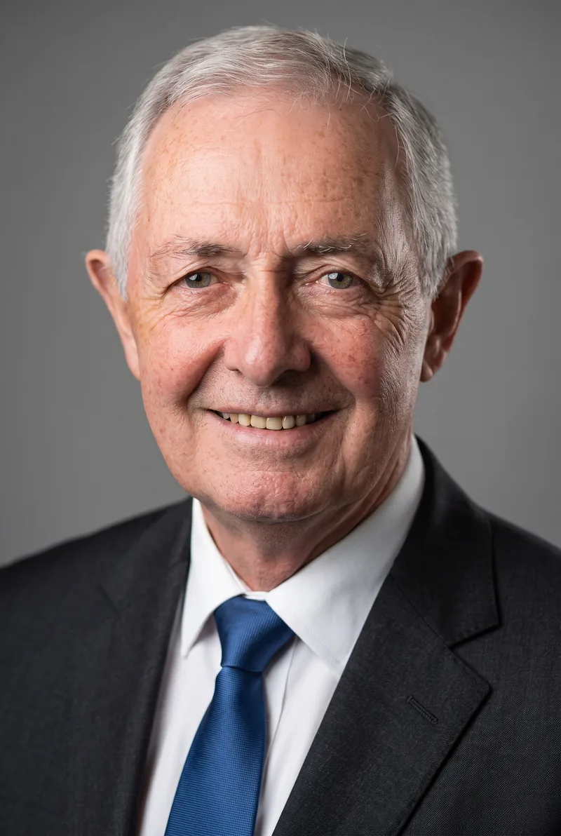 AI-generated portrait of Professor Ian Lowe AO, keynote speaker
