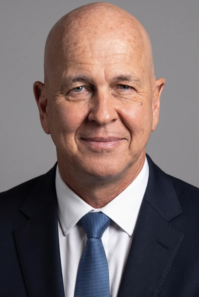 AI-generated portrait of Professor Peter Greste, keynote speaker