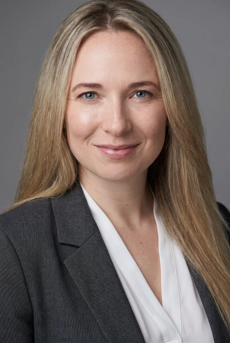 AI-generated portrait of Rachael Casella, keynote speaker