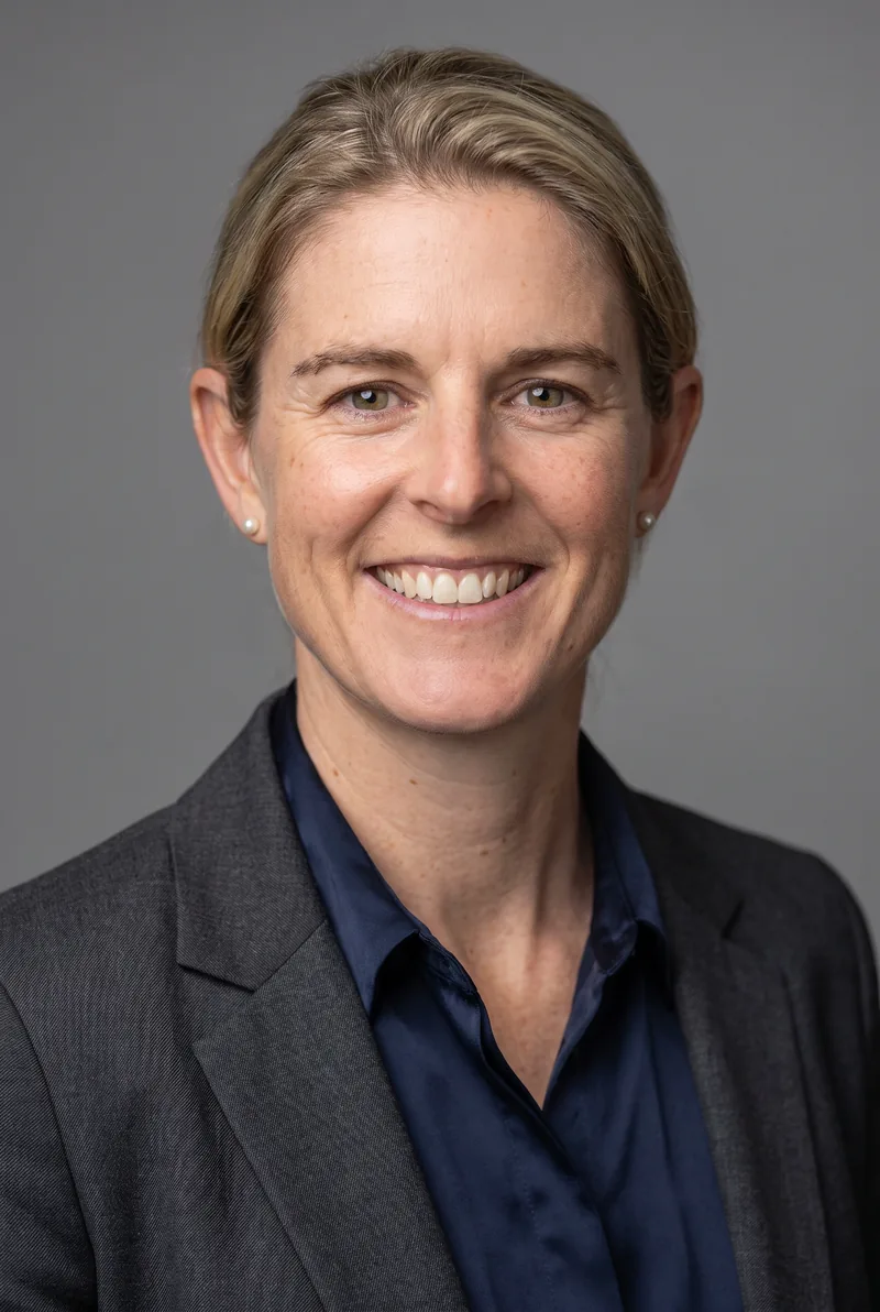 AI-generated portrait of Rachael Lynch OAM OLY, keynote speaker