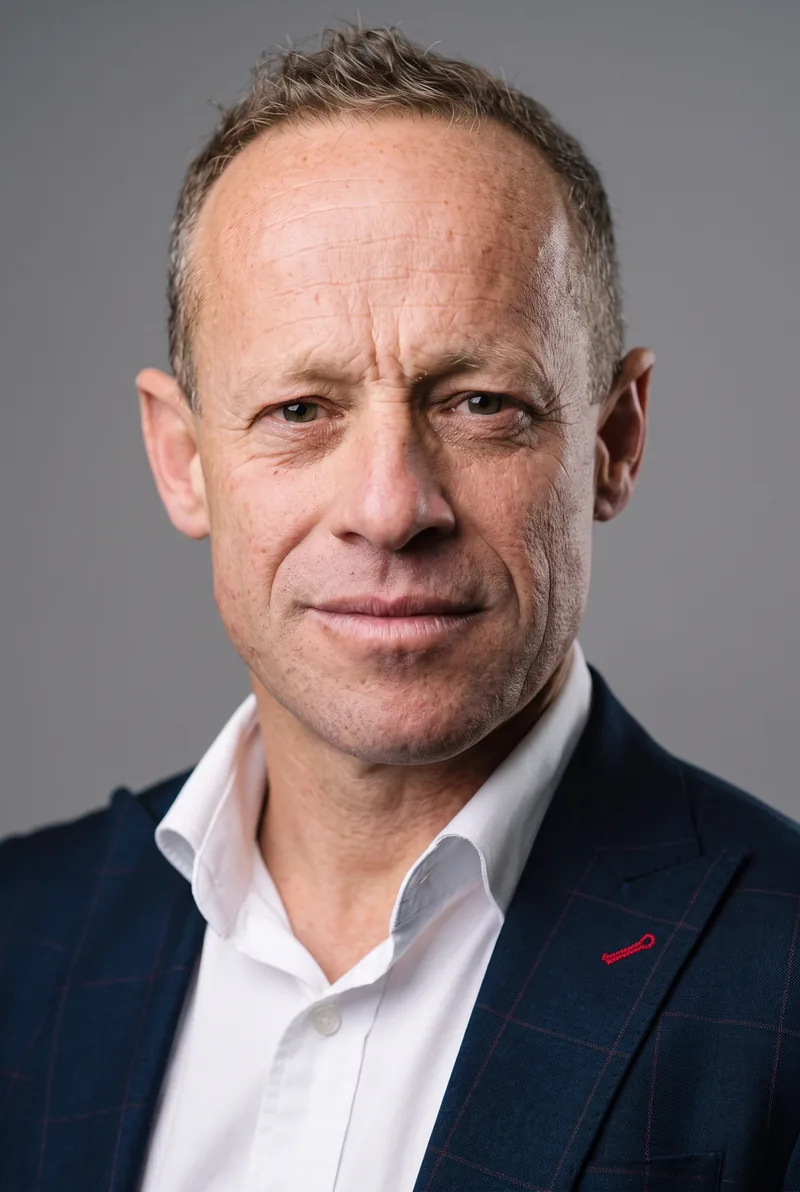 AI-generated portrait of Ray Chamberlain, keynote speaker