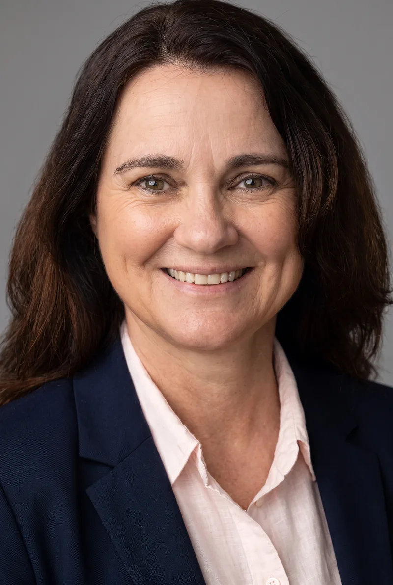 AI-generated portrait of Rechelle Hawkes AM, keynote speaker