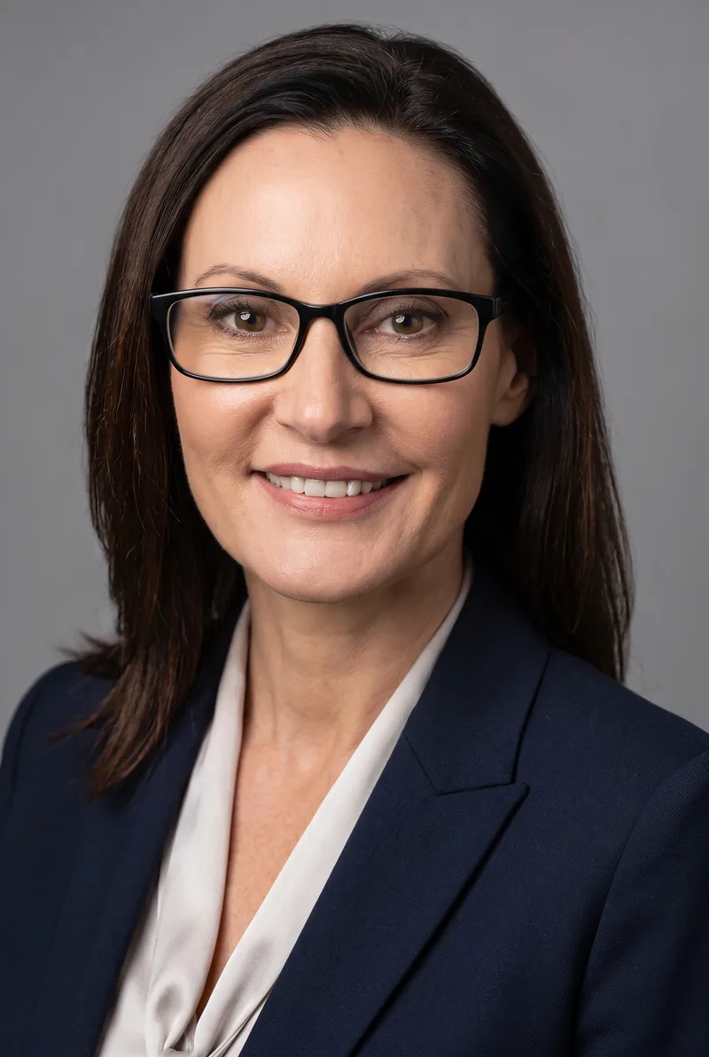 AI-generated portrait of Renee Brack, keynote speaker