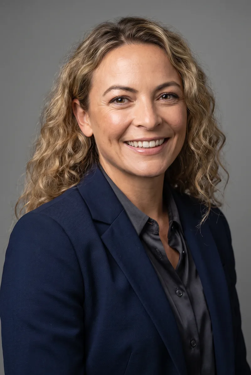 AI-generated portrait of Renee Holmes, keynote speaker