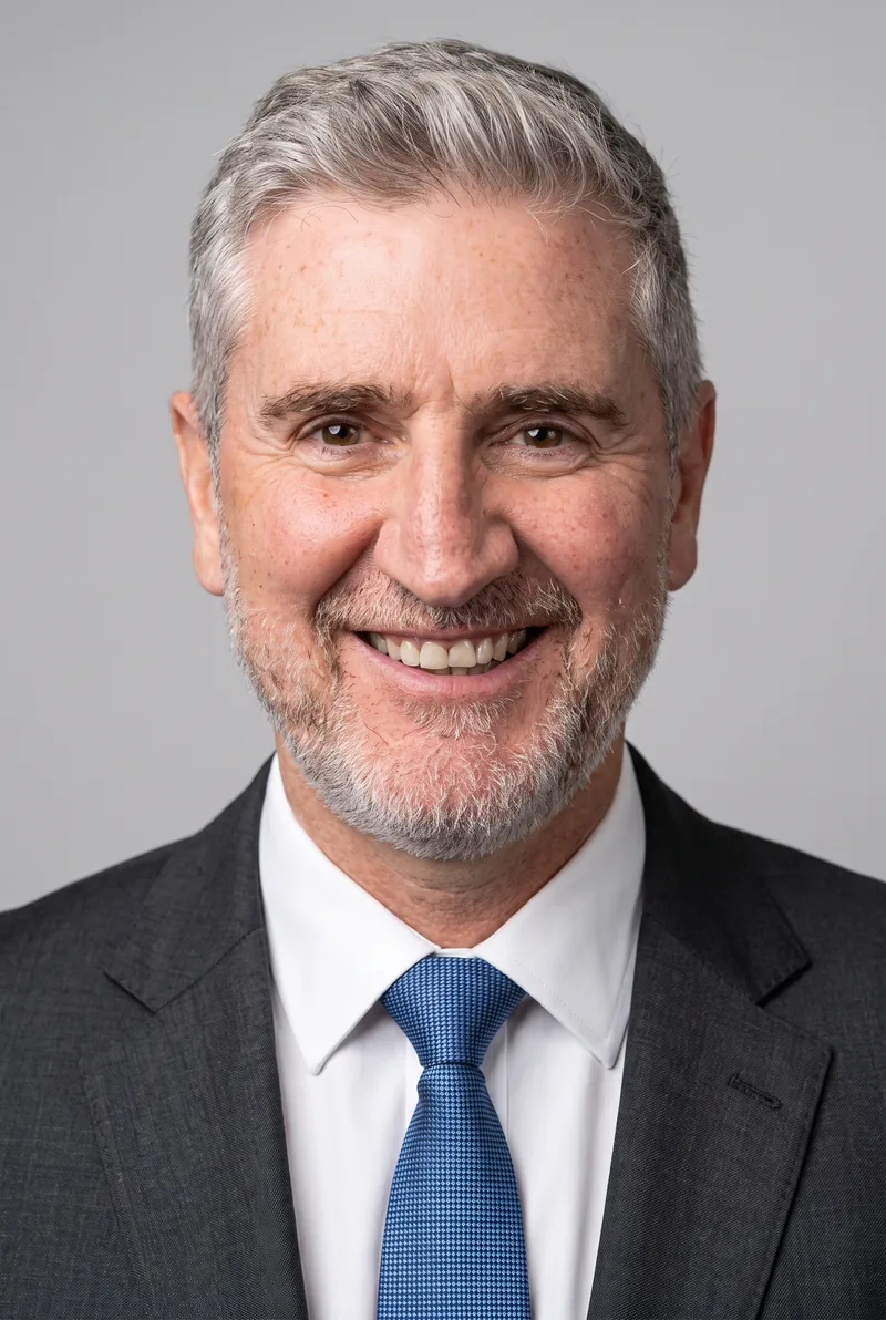 AI-generated portrait of Richard Crawford, keynote speaker