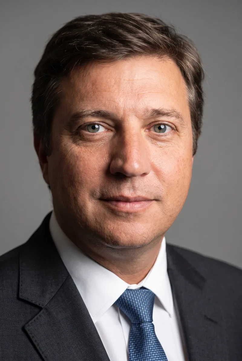 AI-generated portrait of Richard Fitzpatrick, keynote speaker