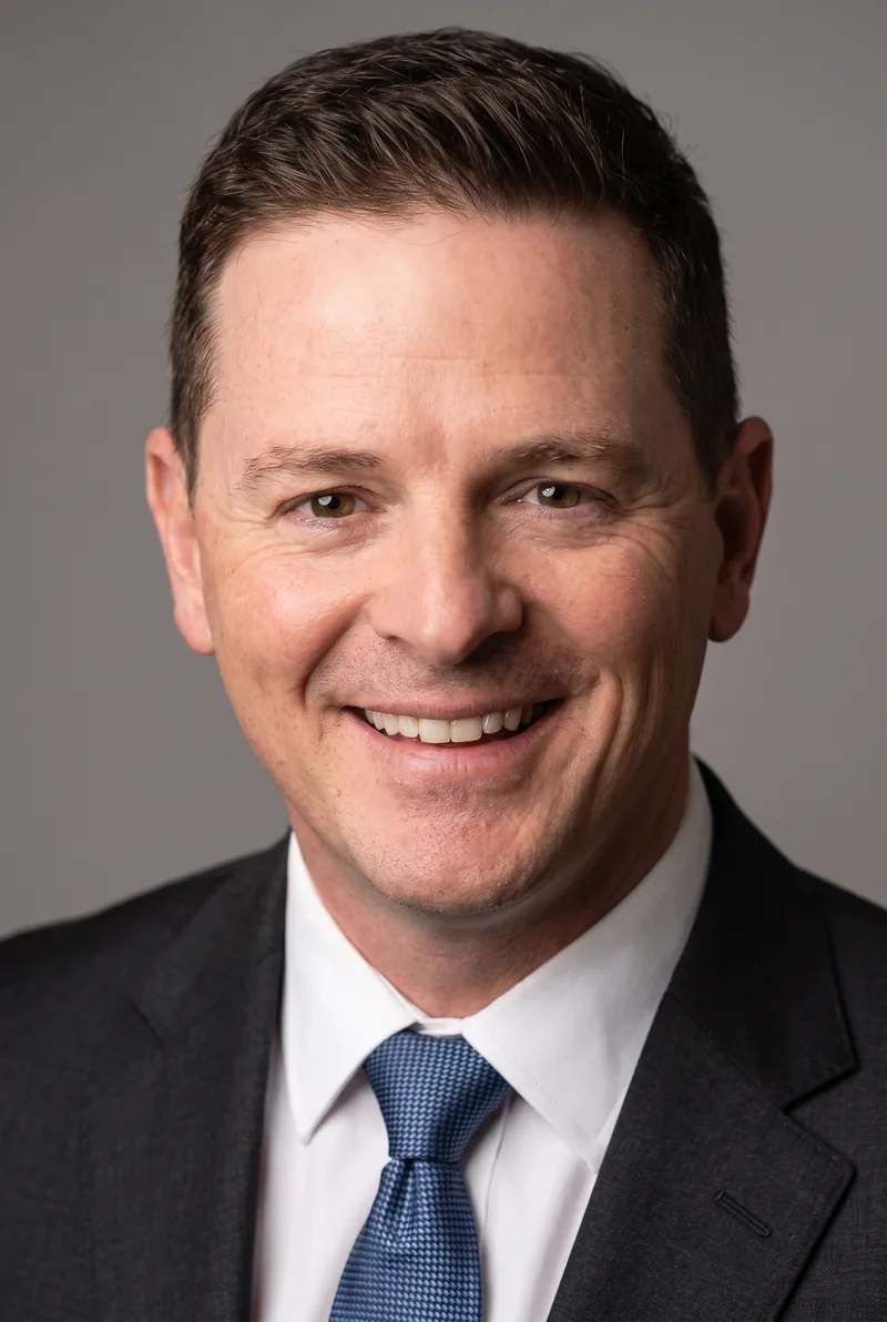 AI-generated portrait of Rob Doorey, keynote speaker
