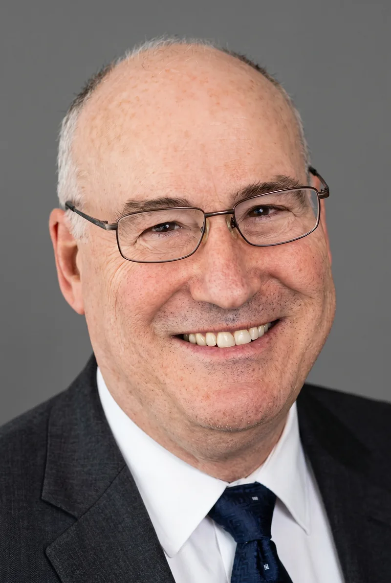 AI-generated portrait of Robert Sutton, keynote speaker