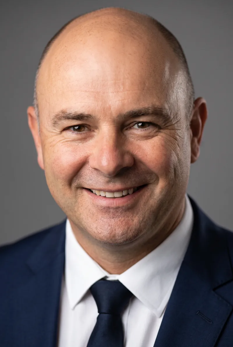 AI-generated portrait of Rock v Sport, keynote speaker