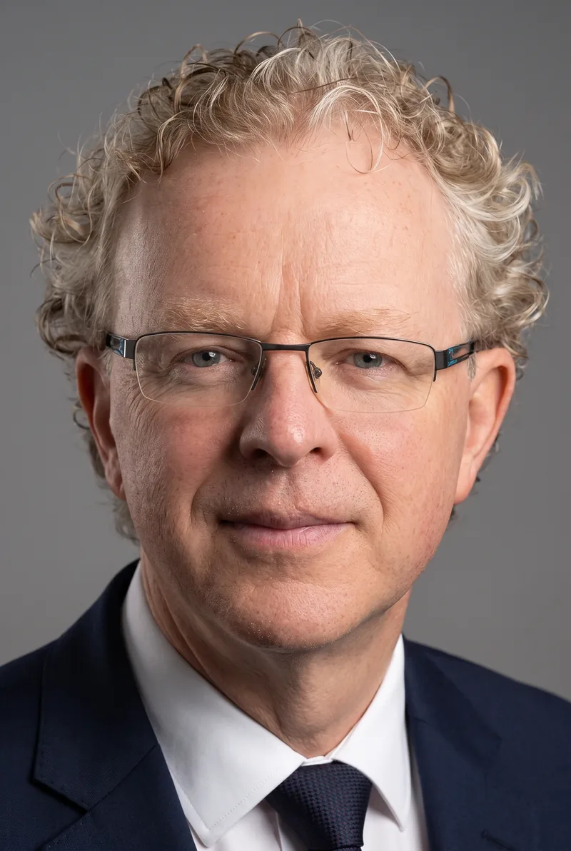 AI-generated portrait of Roger Dennis, keynote speaker