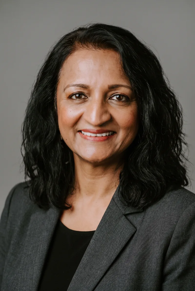 AI-generated portrait of Sadhana Smiles, keynote speaker