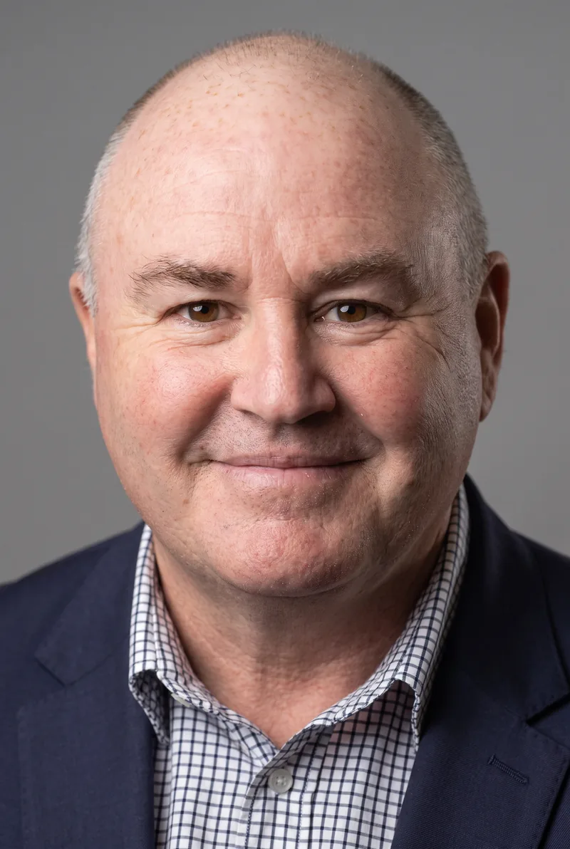 AI-generated portrait of Sam Dawson, keynote speaker