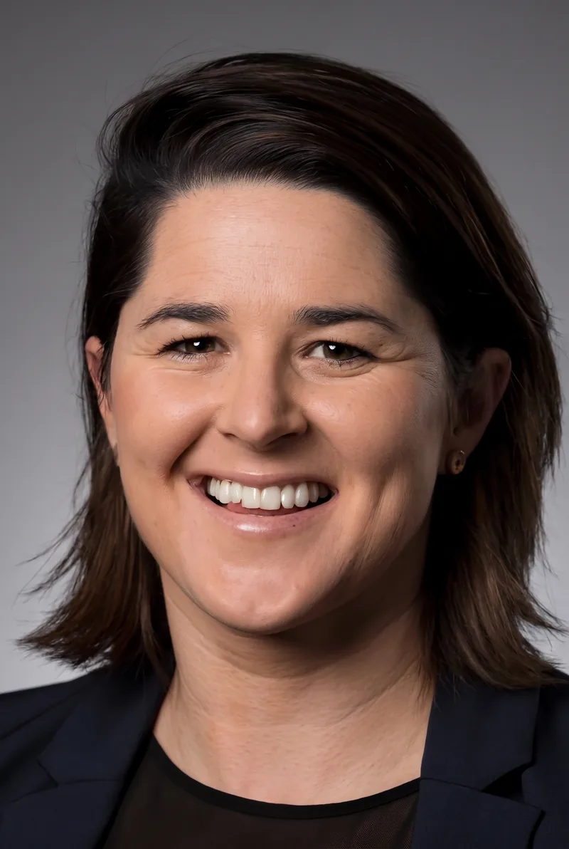 AI-generated portrait of Sarah Walsh, keynote speaker