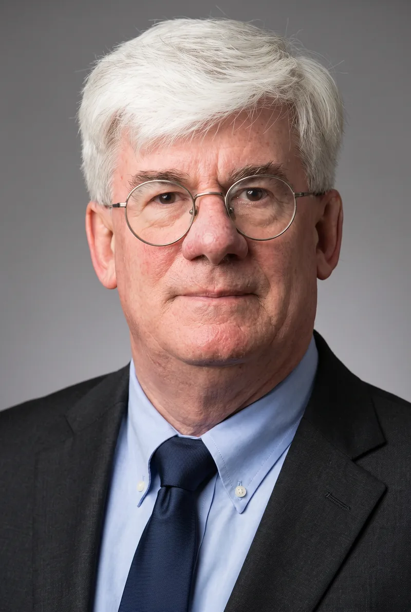 AI-generated portrait of Saul Eslake, keynote speaker