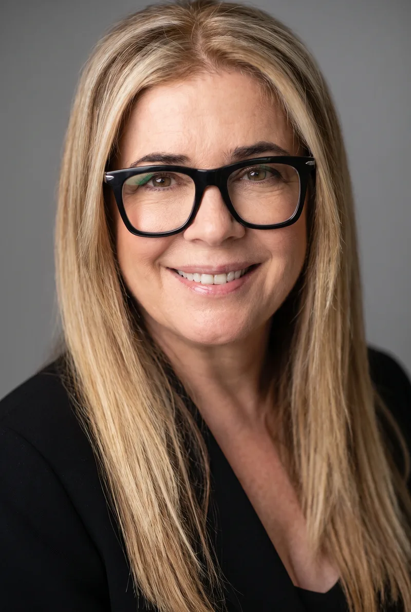 AI-generated portrait of Scarlett Vespa, keynote speaker