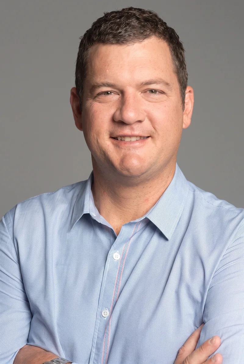 AI-generated portrait of Scott Cummings, keynote speaker