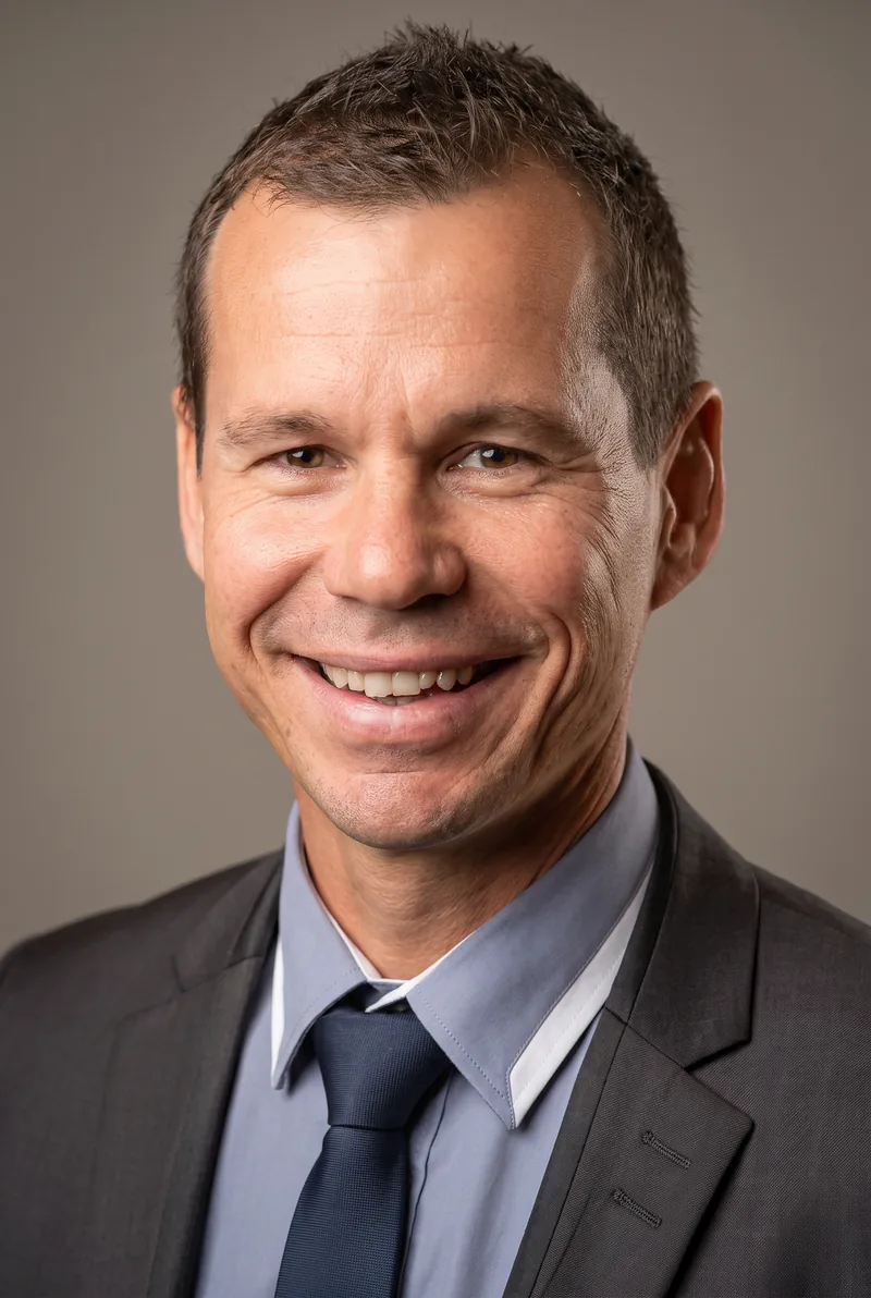 AI-generated portrait of Scott Draper, keynote speaker