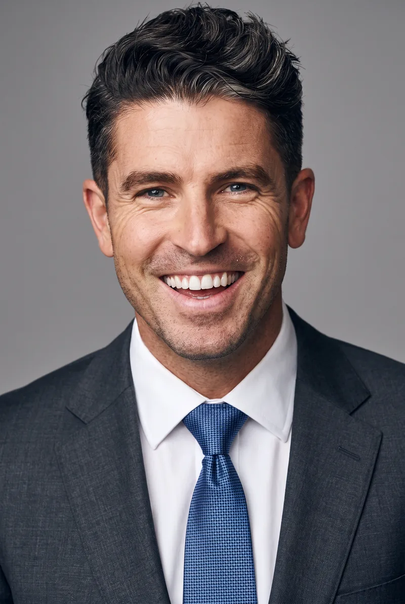 AI-generated portrait of Scott Tweedie, keynote speaker