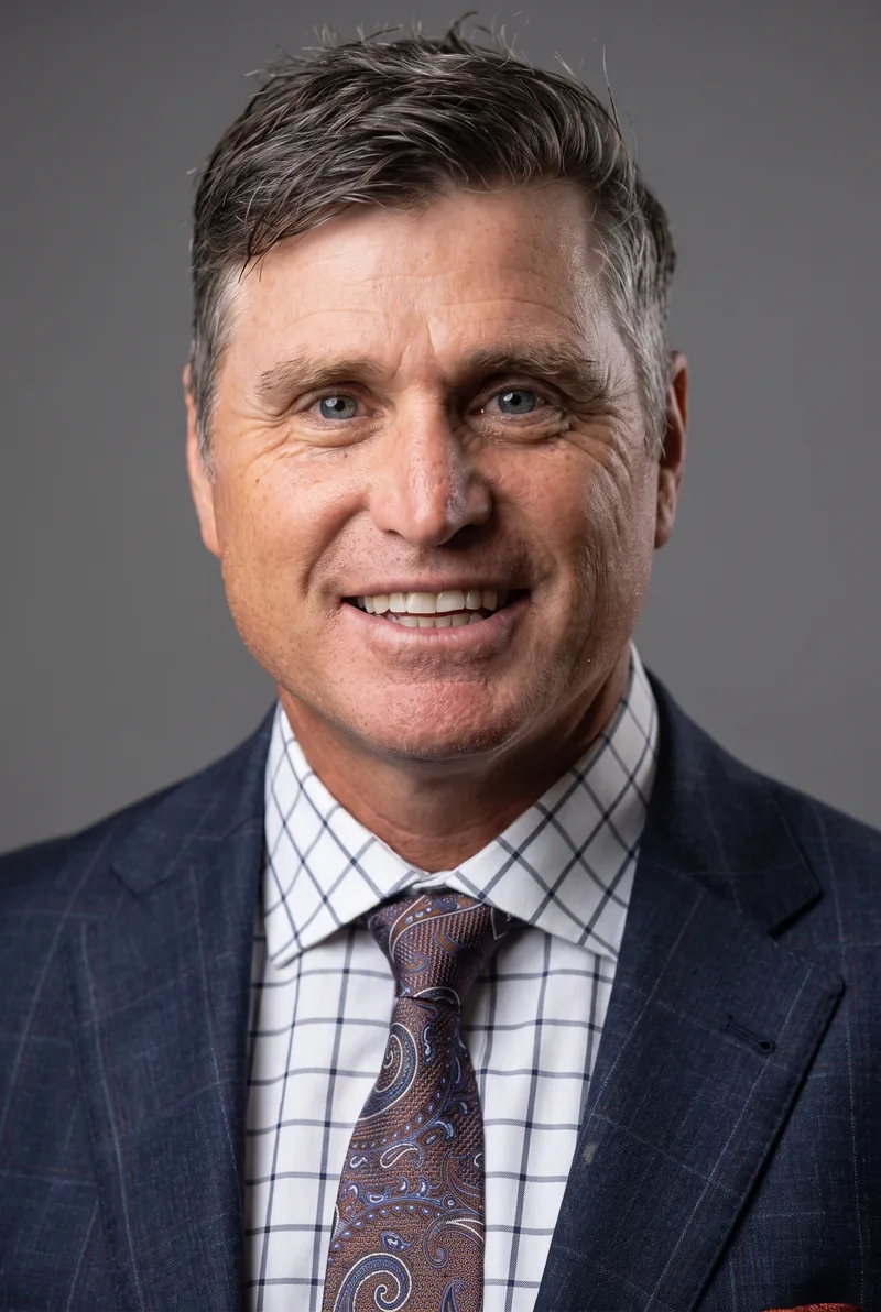 AI-generated portrait of Shane Crawford, keynote speaker
